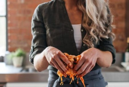 View Homemade fermented kimchi