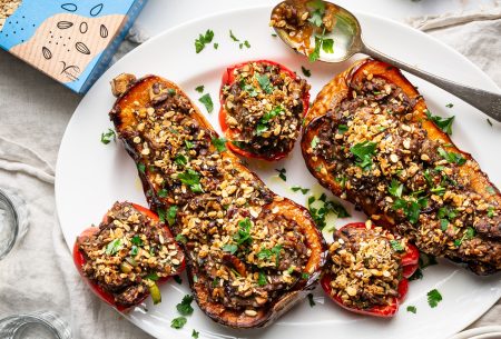View Festive stuffed butternut squashes stuffed butternut squashes