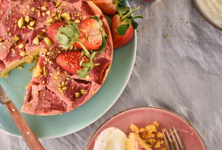 View Strawberry upside down cake Strawberry upside down cake