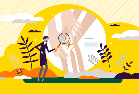 View Hacks for bone health, plus the plants to help prevent osteoporosis Illustration of a doctor inspecting a leg fracture to reflect bone health