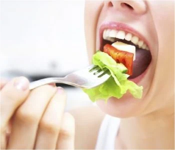 View How to get plant-based diversity for the fussy eater Person eating a plant-based meal