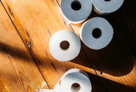 View Colon cancer: what you need to know Toilet rolls on a wooden floor